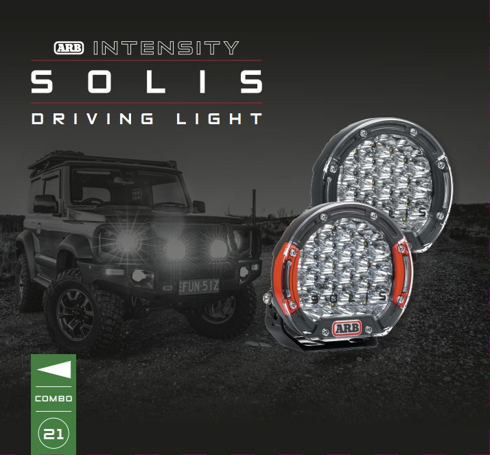 ARB LED světlomety Solis 21 Combo set